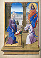 Annunciation from the Hours of Henry VIII by Jean Poyer.