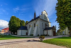 Baroque Church of the transfiguration of Christ in Sawin