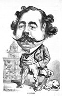 Caricature de Gueymard par Carjat (1857)