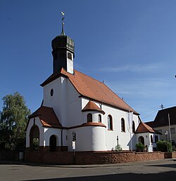 Außenansicht des Kirchengebäudes