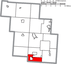 Location of Coal Township in Perry County