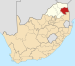 South Africa Districts showing Mopani