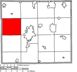 Location of Chester Township in Wayne County