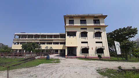 Science block of the college