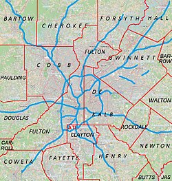 Canton is located in Metro Atlanta