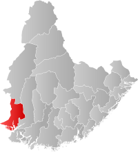 Localisation de Flekkefjord