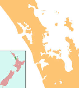 Location of Lower Nihotupu Reservoir
