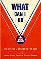 What Can I Do? The Citizen's Handbook for War, U.S. Office of Civilian Defense 1942