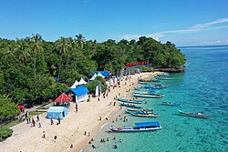 Kampa beach in Wawonii