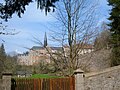 L'abbazia vista da Trinquelin