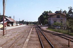 Rånäs järnvägsstation 1966