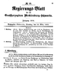 Weitere Zusatz-Verordnung vom 20. Oktober 1913 zum § 20 der Verordnung vom 22. Juni 1900, betreffend den Betrieb und die Beaufsichtigung des Salzbergbaus; hier Beitritt der Gewerkschaft Friedrich Franz Lübtheen in den Halberstädter Knappschafts-Verein