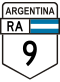 National Route 9 shield}}