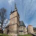 Evangelische Pfarrkirche St. Michaelis mit Ausstattung, Kirchhof, Einfriedung