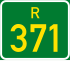 Regional route R371 shield