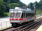 Interurban train on line M