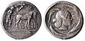 Silver tetradrachm from Sicily, Syracuse