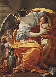 Allégorie du mépris des richesses, Vouet, 1630