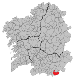 Location in Galicia