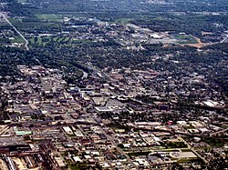 South Bend from above