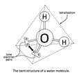 Image 19Tetrahedral structure of water (from Water)
