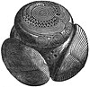 Carved stone ball from Towie, Scotland, c. 3200 BC