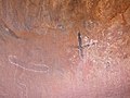 Petroglyph at Uluru.