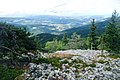 Vue sur la vallée depuis le Chirat blanc.