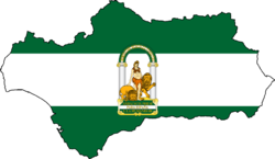 mapa-bandera de Andalucía