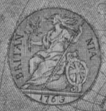 Britannia 1763 emblem