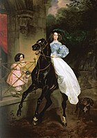 Карл Брюллов. Вершниця, 1832