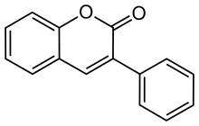 Structure of 3-phenylcoumarin