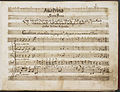 Image 15 Griselda (A. Scarlatti) Manuscript: Alessandro Scarlatti Griselda is an opera seria in three acts by the Italian composer Alessandro Scarlatti. First performed in 1721, it is based on the story of Patient Griselda from Giovanni Boccaccio's Decameron. The libretto is by Apostolo Zeno, with revisions by an anonymous author. This manuscript copy by Scarlatti, held at the British Library, is of act one, scene one. More selected pictures