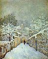 La Neige à Louveciennes Alfred Sisley, 1875, musée d'Orsay