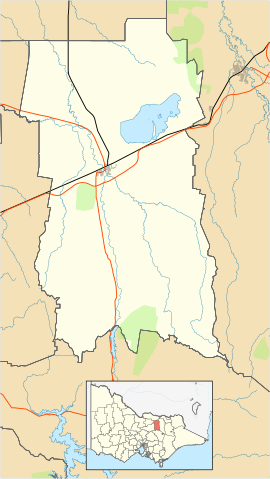Goorambat is located in Rural City of Benalla