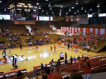 Interior of Anderson Arena at Bowling Green State University, March 2008