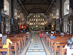 Inside Basilica Minore del Santo Niño de Cebu