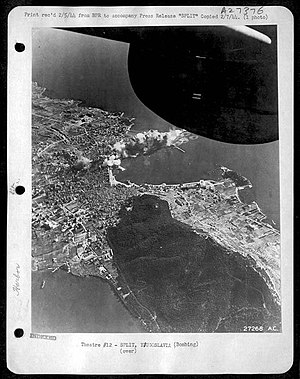 Bombardirani Split 5. veljače 1944.
