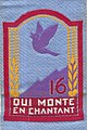 Insigne du CJF 16 (2e modèle).