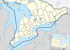 Windsor station is located in Southern Ontario