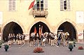 Il Palazzo in occasione dei festeggiamenti per la Festa dei lavoratori del 1º maggio 1987