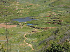 Charcas de Erjos desde la subida cumbre Bolico.