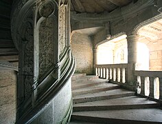 Détail de l'escalier.