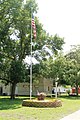 City flag pole garden located in Lakota City Park