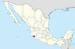 State of Colima within Mexico