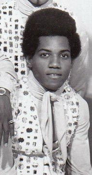 Harris in 1971 with The Temptations
