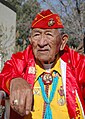 Dan Akee, a code talker from the Navajo Nation.