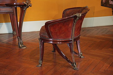 Water Lily chair by Louis Majorelle (1900)