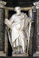 Statue of Saint Simon in the Archbasilica of Saint John Lateran by Francesco Moratti.