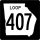 State Route 407 Loop marker